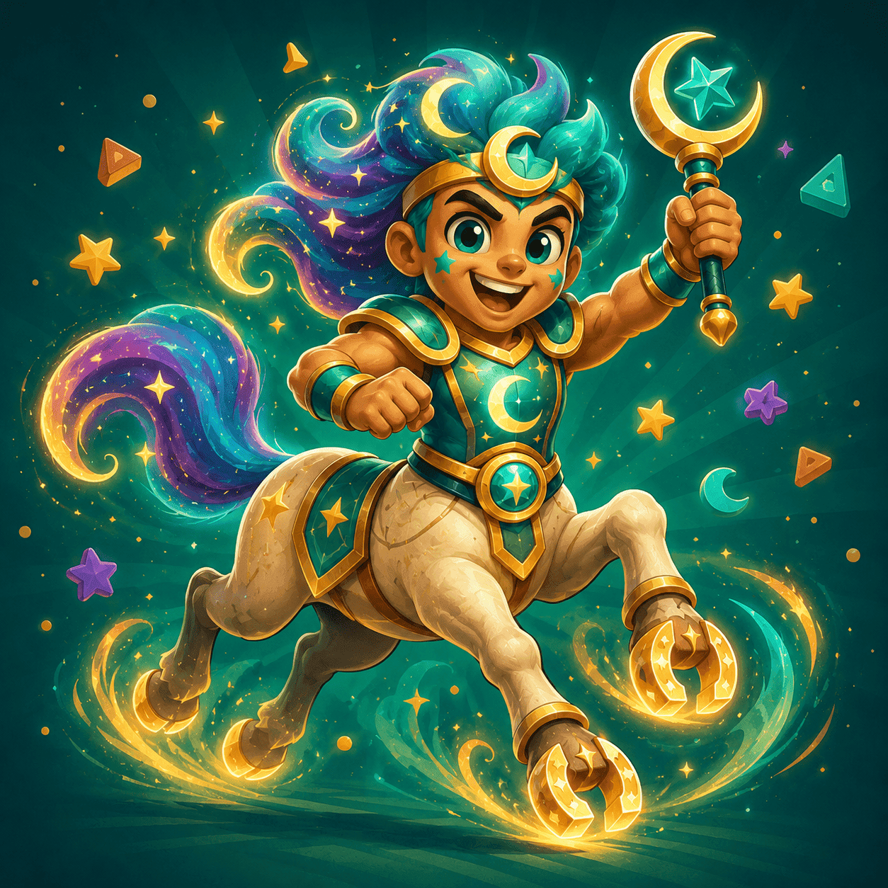 Retrato de Galope Astral